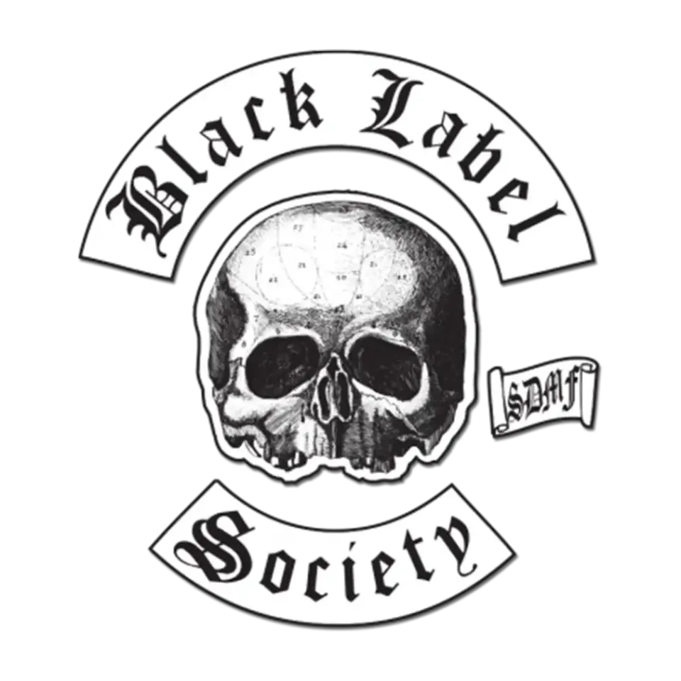 Black Label Society Back Patch sada nášivek