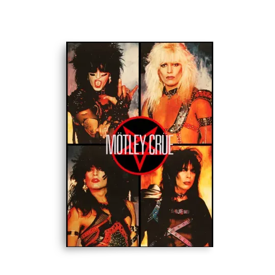 Motley Crue Shout At The Devil fotokarta 5x7
