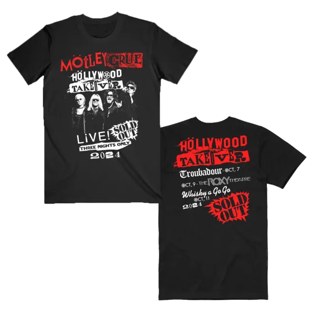 Motley Crue Höllywood Takeöver tričko