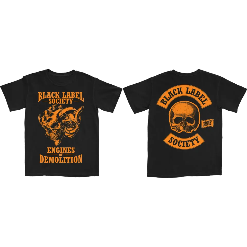 Black Label Society Engines of Demolition Skully tričko