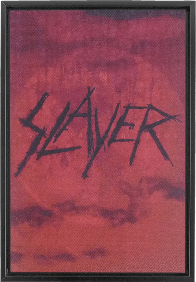 Slayer World Painted Blood rámovaný obraz na plátně