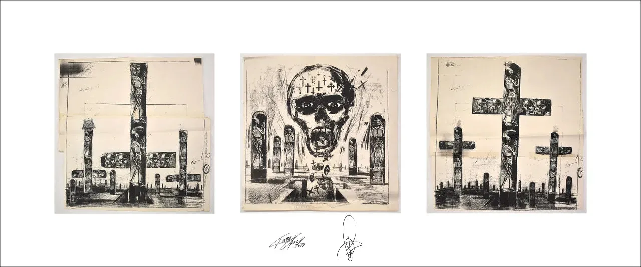 Slayer Seasons In The Abyss Album Art Concept triptych