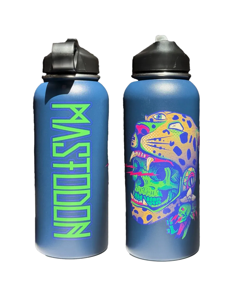 Mastodon Jaguar God Insulated Water Bottle termoláhev 35 oz modrá