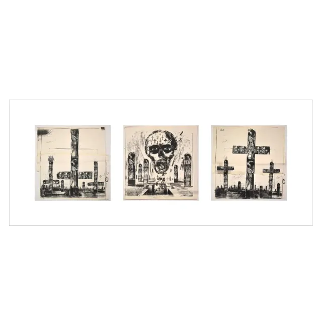 Slayer Seasons In The Abyss Album Art Concept triptych
