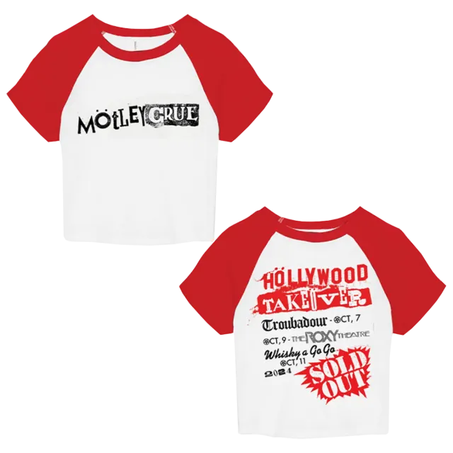 Mötley Crüe Höllywood Takeöver dámský crop top