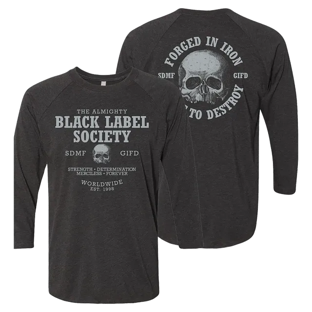 Black Label Society Forged in Iron raglánové tričko