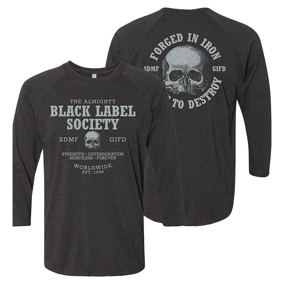 Black Label Society Forged in Iron raglánové tričko