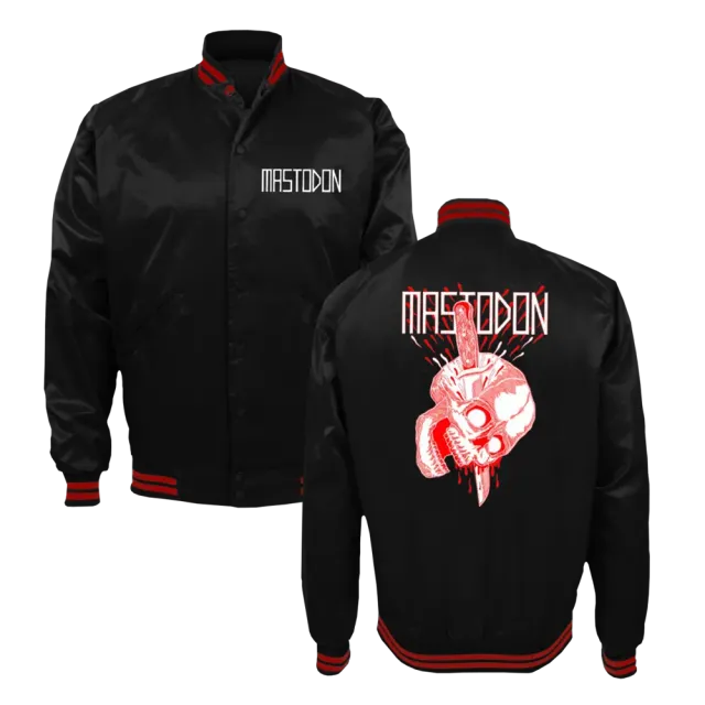Mastodon Dagger Skull Jacket bunda červeno-černá