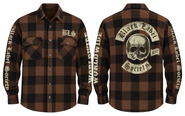 Black Label Society Destroyed Colors October flanelka