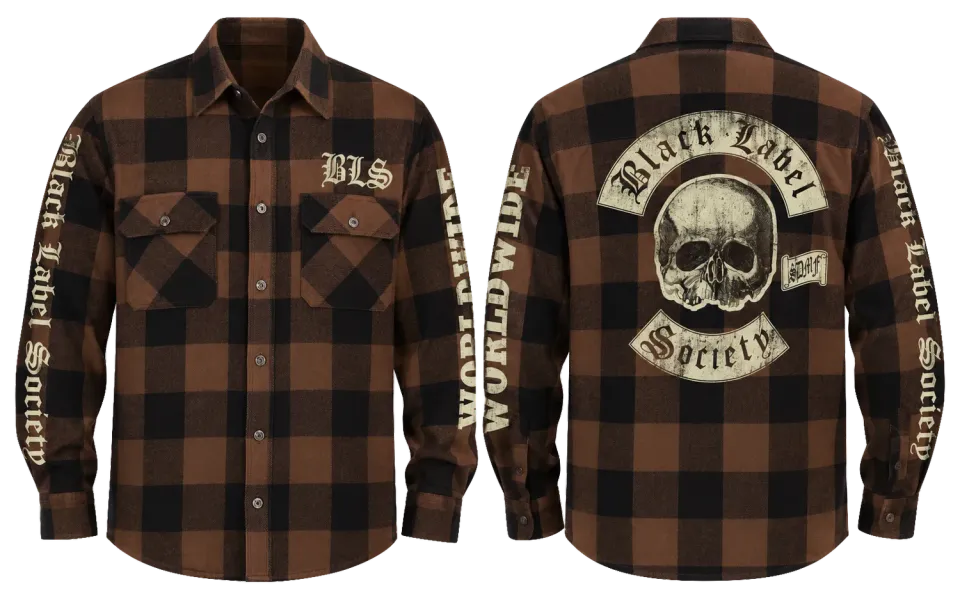 Black Label Society Destroyed Colors October flanelka
