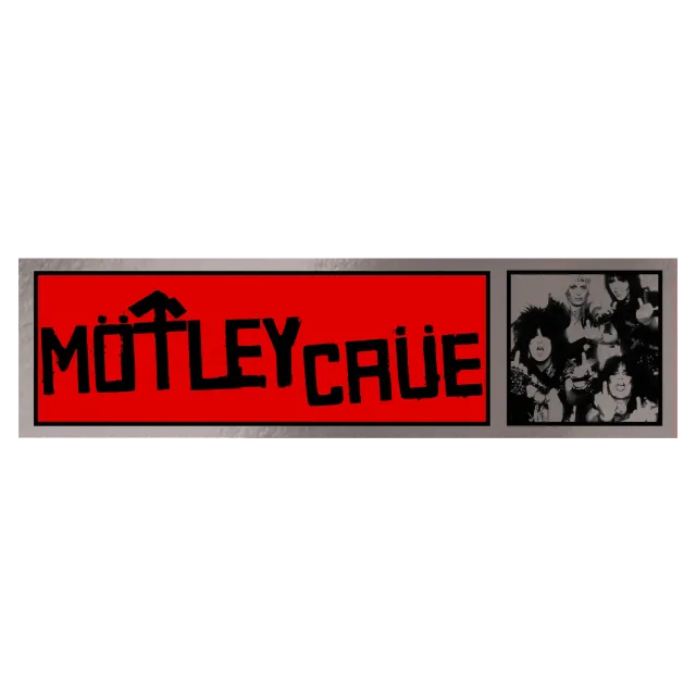 Motley Crue Vintage Bumper Sticker samolepka