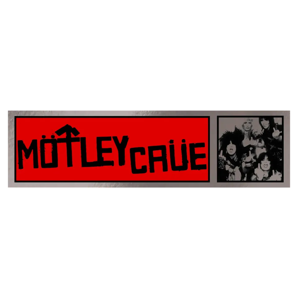 Motley Crue Vintage Bumper Sticker samolepka