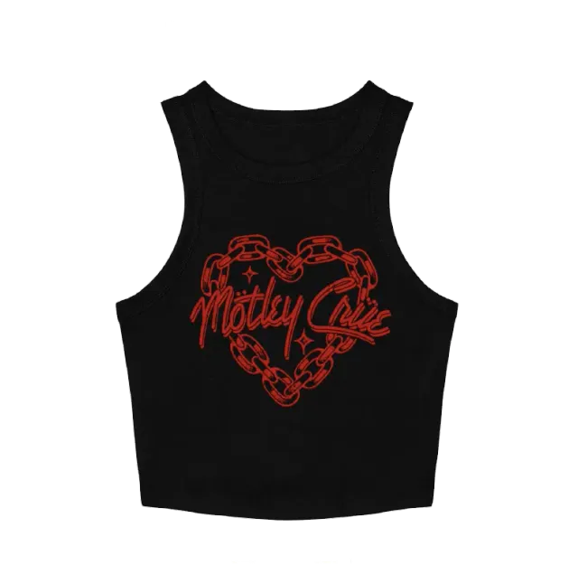 Motley Crue Chain Heart tílko