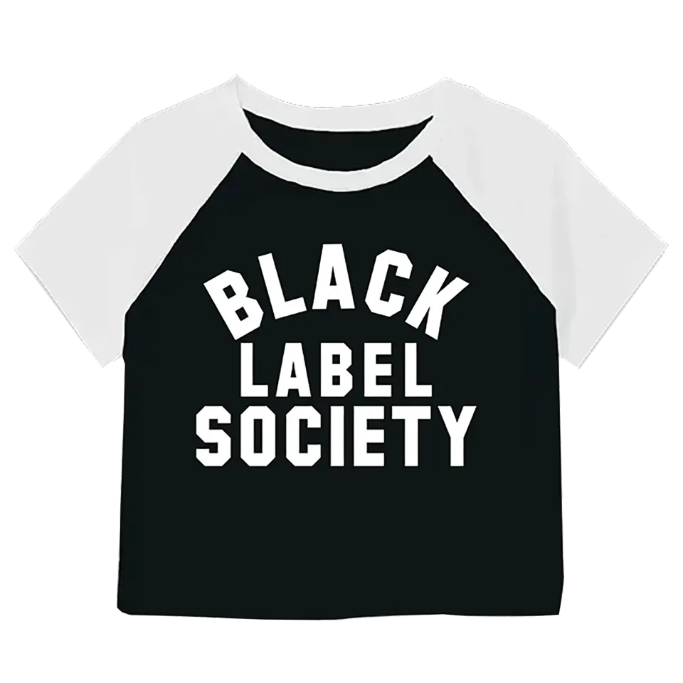 Black Label Society Ladies Ringer Tee dámské tričko