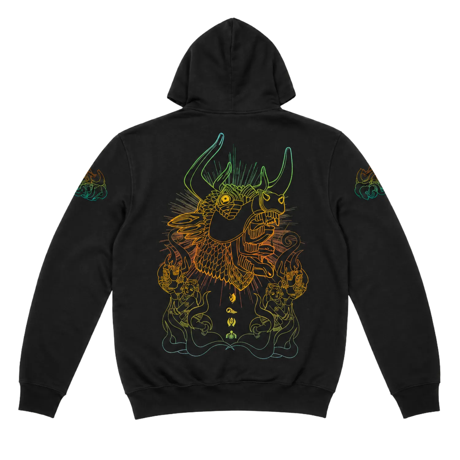 Mastodon Beast Pullover Hoodie mikina černá