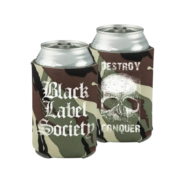 Black Label Society Skully Camo obal na plechovku 355 ml