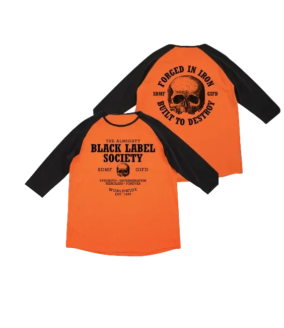 Black Label Society Forged Orange raglánové tričko
