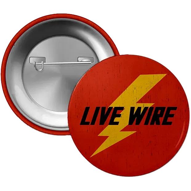 Motley Crue Live Wire placka odznak 3,2 cm
