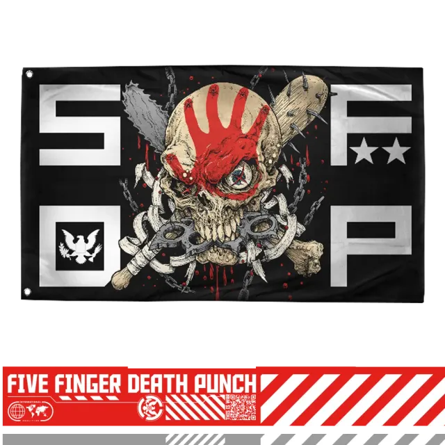 Five Finger Death Punch Warhead Flag vlajka 40" x 60"