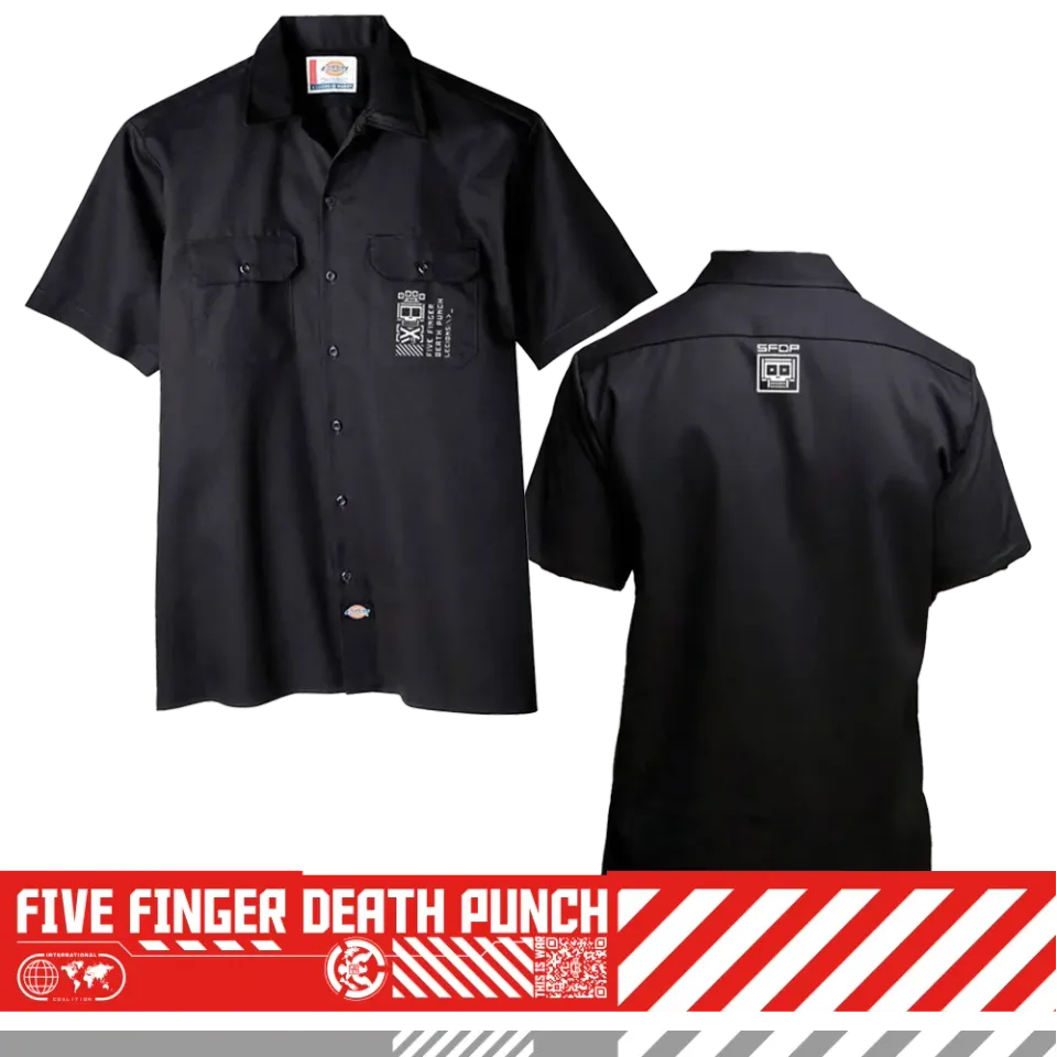 Five Finger Death Punch Logo Work pracovní košile AfterLife