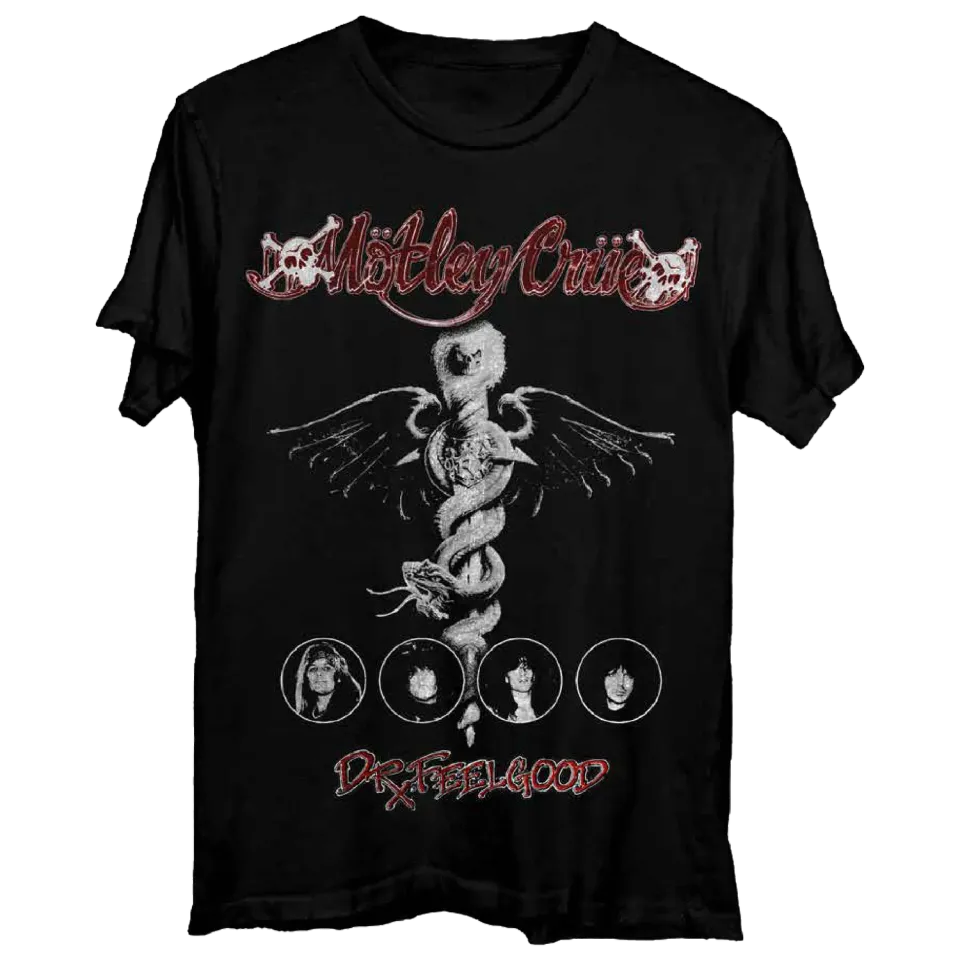Motley Crue 45th Anniversary Dr. Feelgood foto tričko