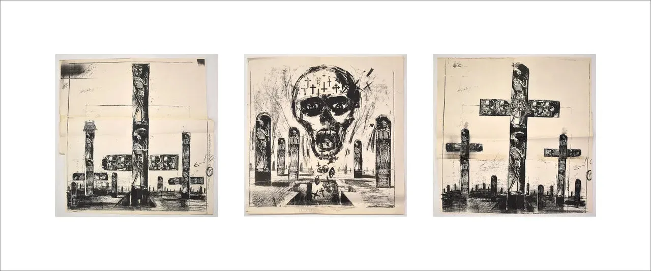 Slayer Seasons In The Abyss Album Art Concept triptych