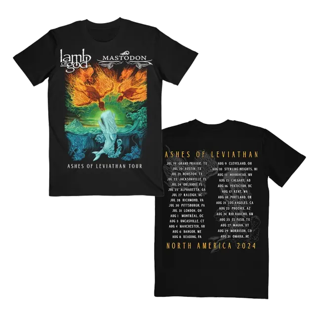 Mastodon & Lamb of God Tour Tee '24 tričko bavlněné