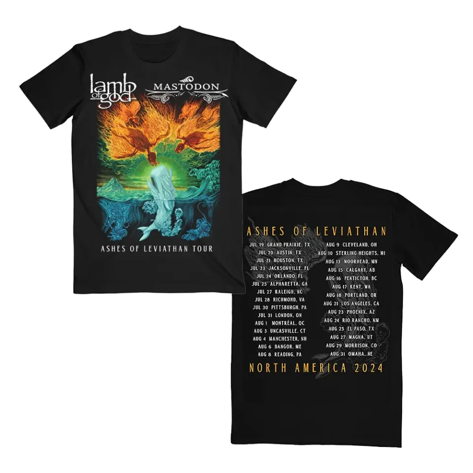 Mastodon & Lamb of God Tour Tee '24 tričko bavlněné