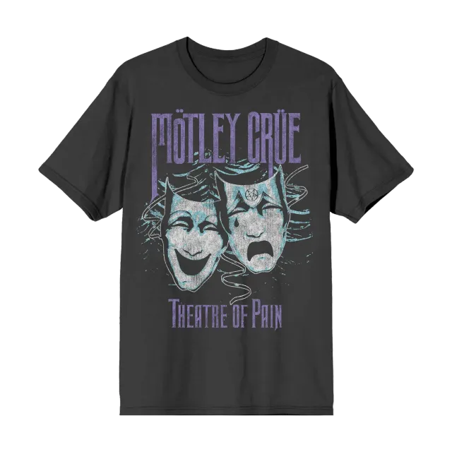 Motley Crue Theatre Of Pain tričko cover charcoal