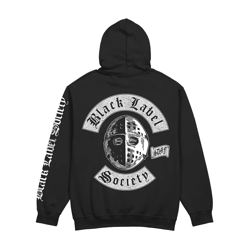 Black Label Society Lord Humungus Mask Colors mikina s kapucí
