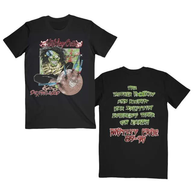 Motley Crue Dr Feelgood Pushead tričko bavlněné