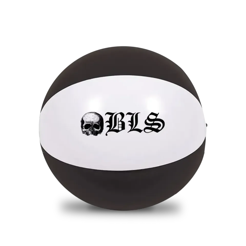 Black Label Society BLS plážový míč 9" černobílý