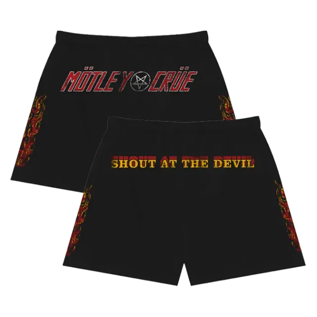 Motley Crue Shout at the Devil dámské kraťasy fleece