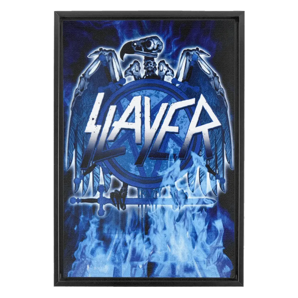 Slayer Blue Flame Eagle obraz na plátně