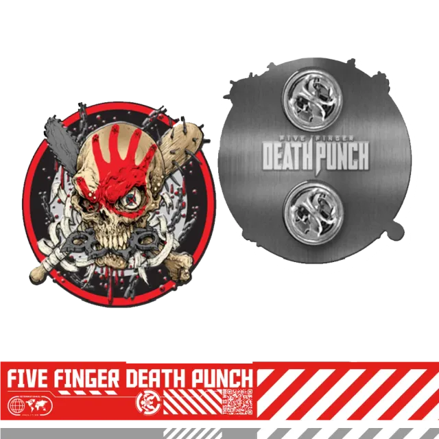 Five Finger Death Punch Afterlife Knucklehead odznak 1,5"