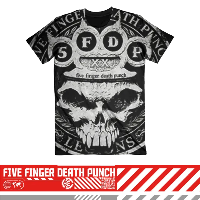 Five Finger Death Punch Legions Tour tričko s potiskem