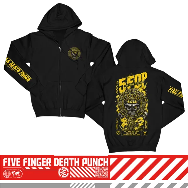 Five Finger Death Punch 20th Anniversary Tour mikina na zip unisex