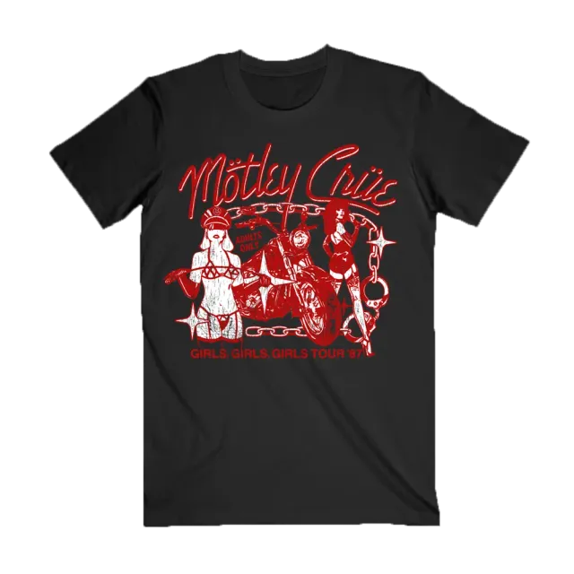 Motley Crue Girls 87 Tour Tee tričko – vintage motiv