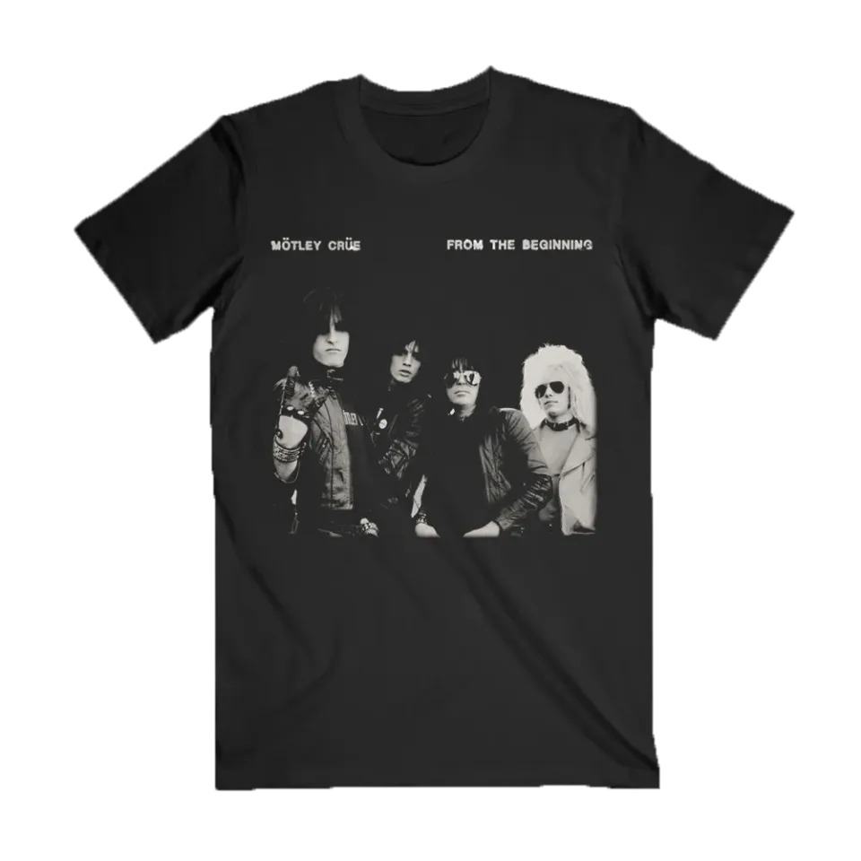 Motley Crue From The Beginning unisex tričko bavlněné