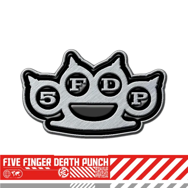Five Finger Death Punch Knuckles kovový pin odznak
