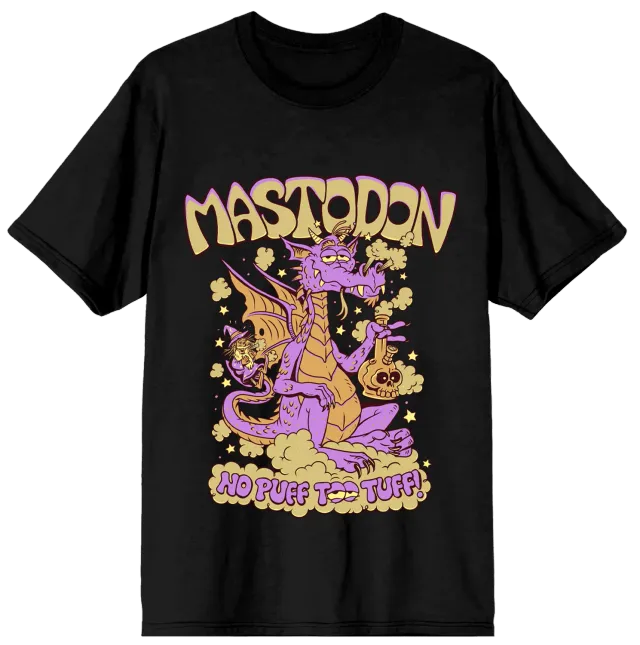 Mastodon Puff and The Wizard tričko s drakem