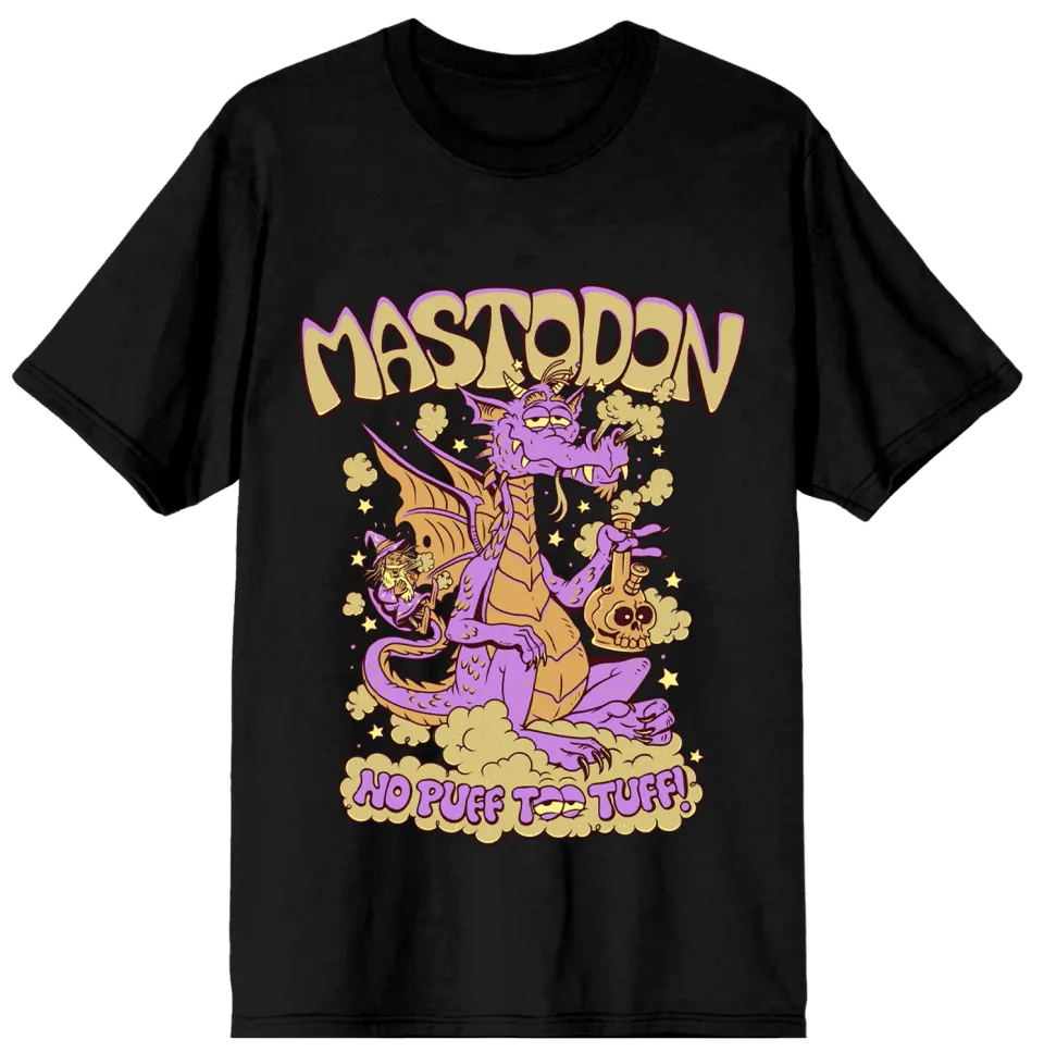 Mastodon Puff and The Wizard tričko s drakem