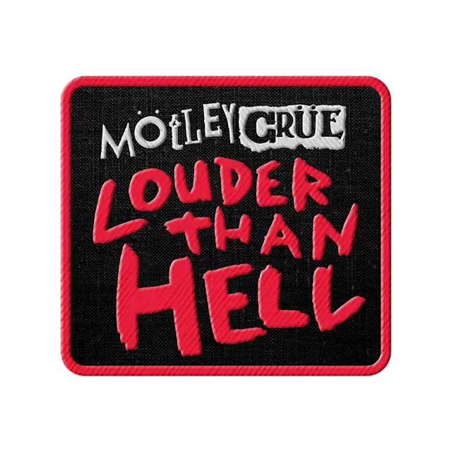 Motley Crue Louder Than Hell nášivka – tkaná