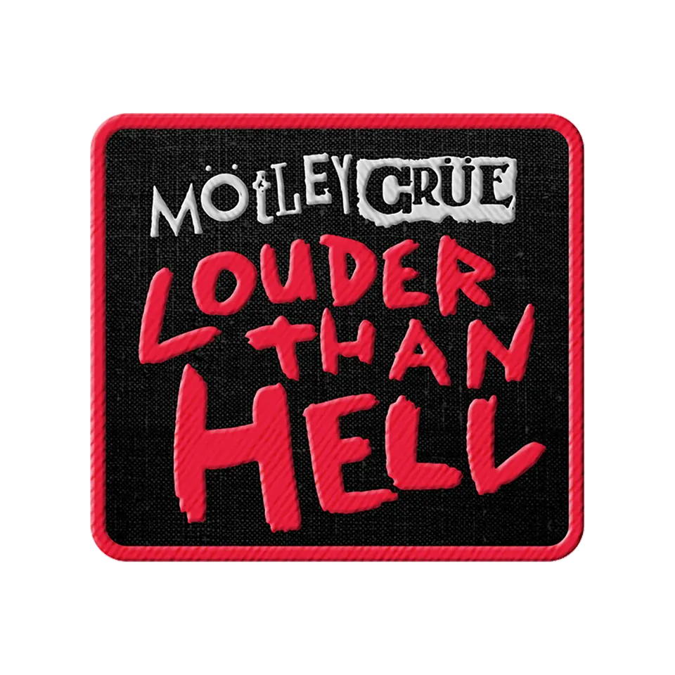Motley Crue Louder Than Hell nášivka – tkaná