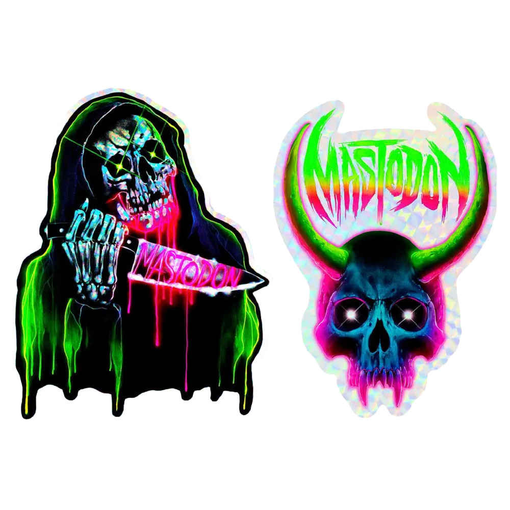 Mastodon Artist Series CJK Neon Sticker Pack samolepky neon