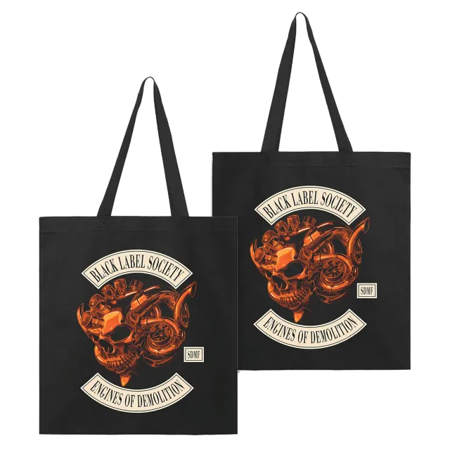 Black Label Society Engines of Demolition EoD tote taška