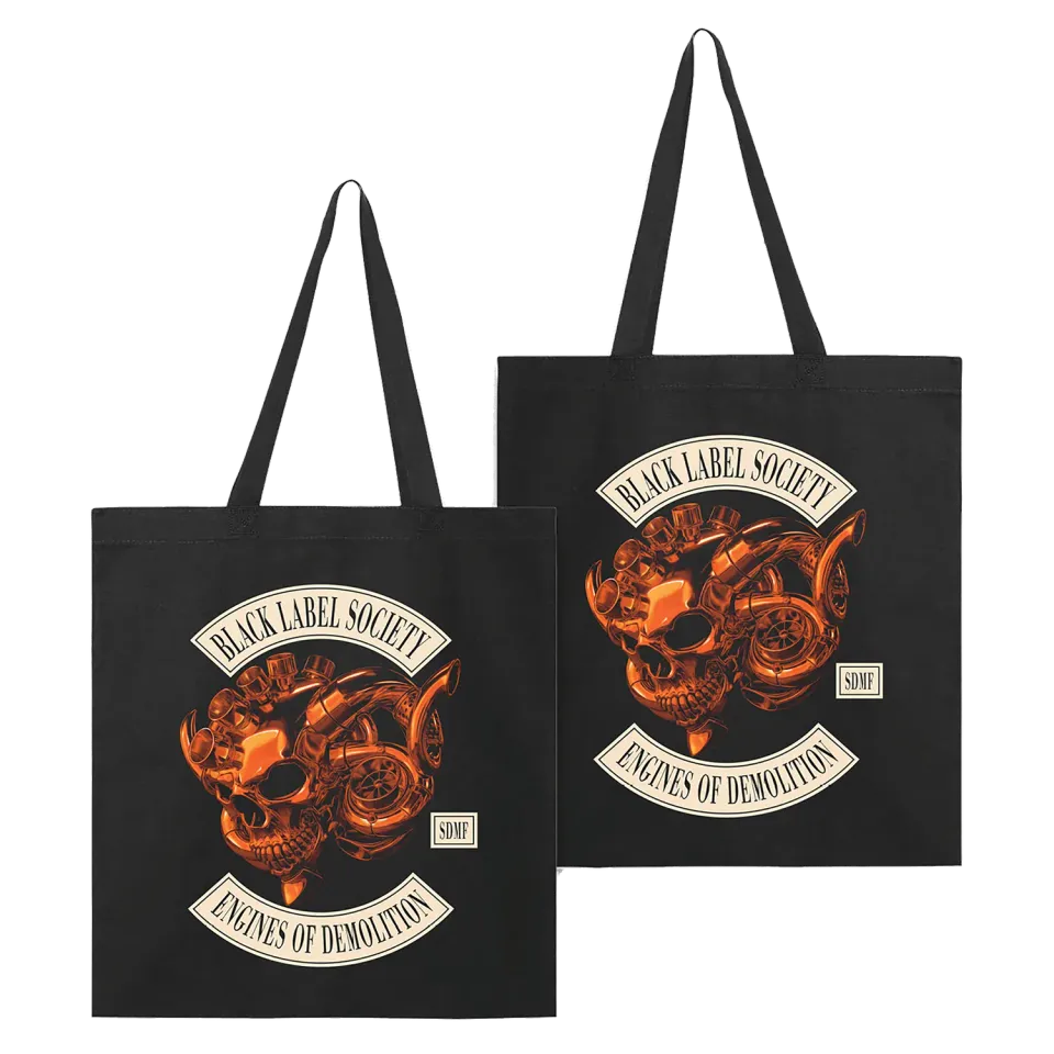 Black Label Society Engines of Demolition EoD tote taška