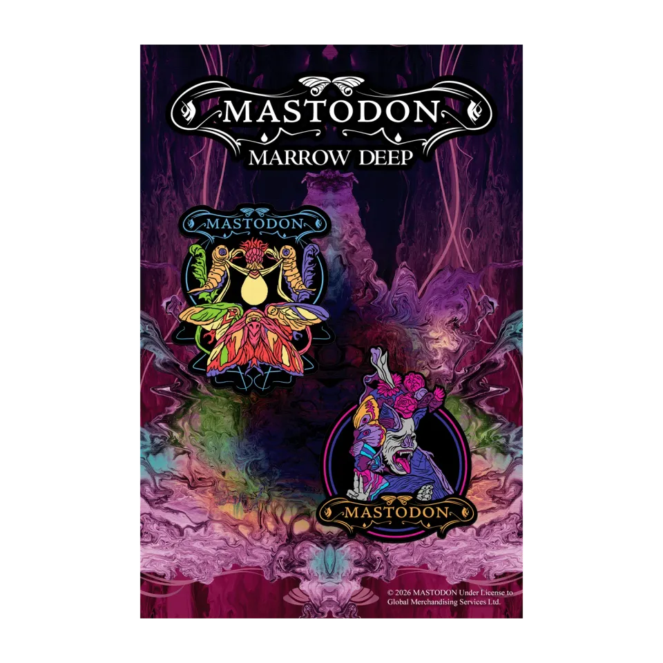 Mastodon Marrow Deep sada smaltovaných odznaků 3 ks