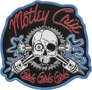 Motley Crue Sparkplug Patch nášivka lebka