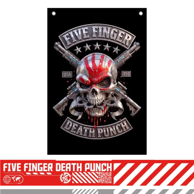 Five Finger Death Punch 250 vlajka 102 x 152 cm